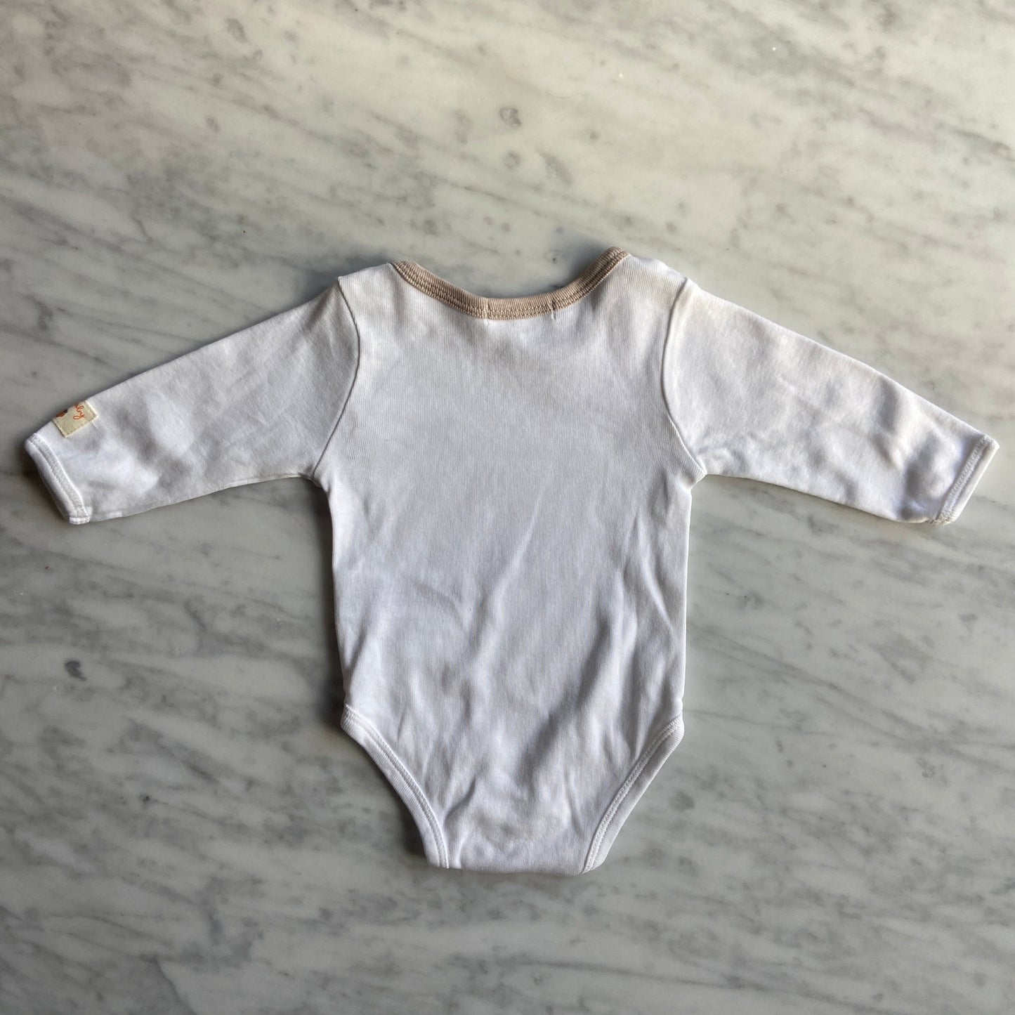Purebaby Long Sleeve Bodysuit (0-3M)