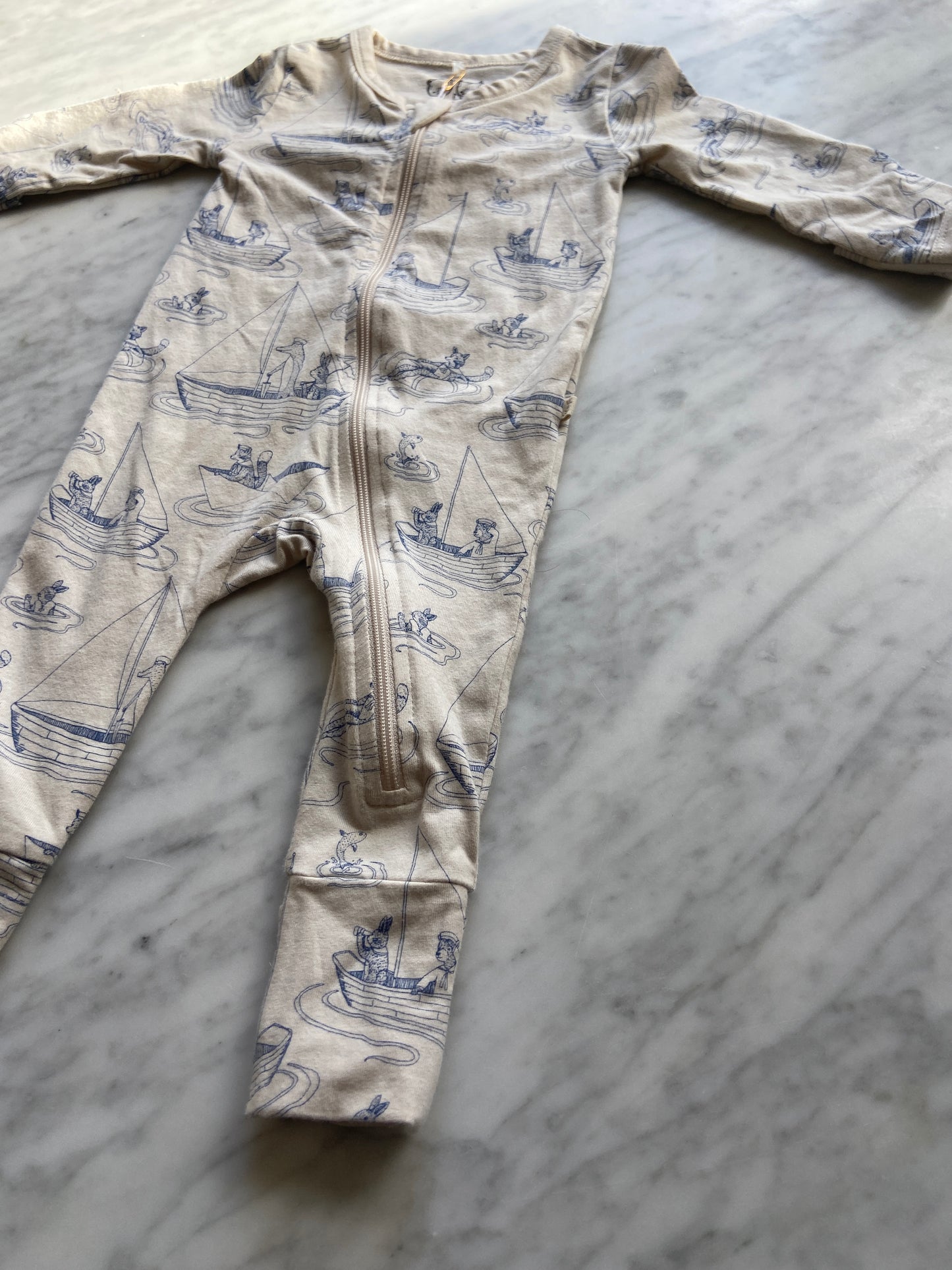Wilson & Frenchy Organic Zipsuit (0-3M)