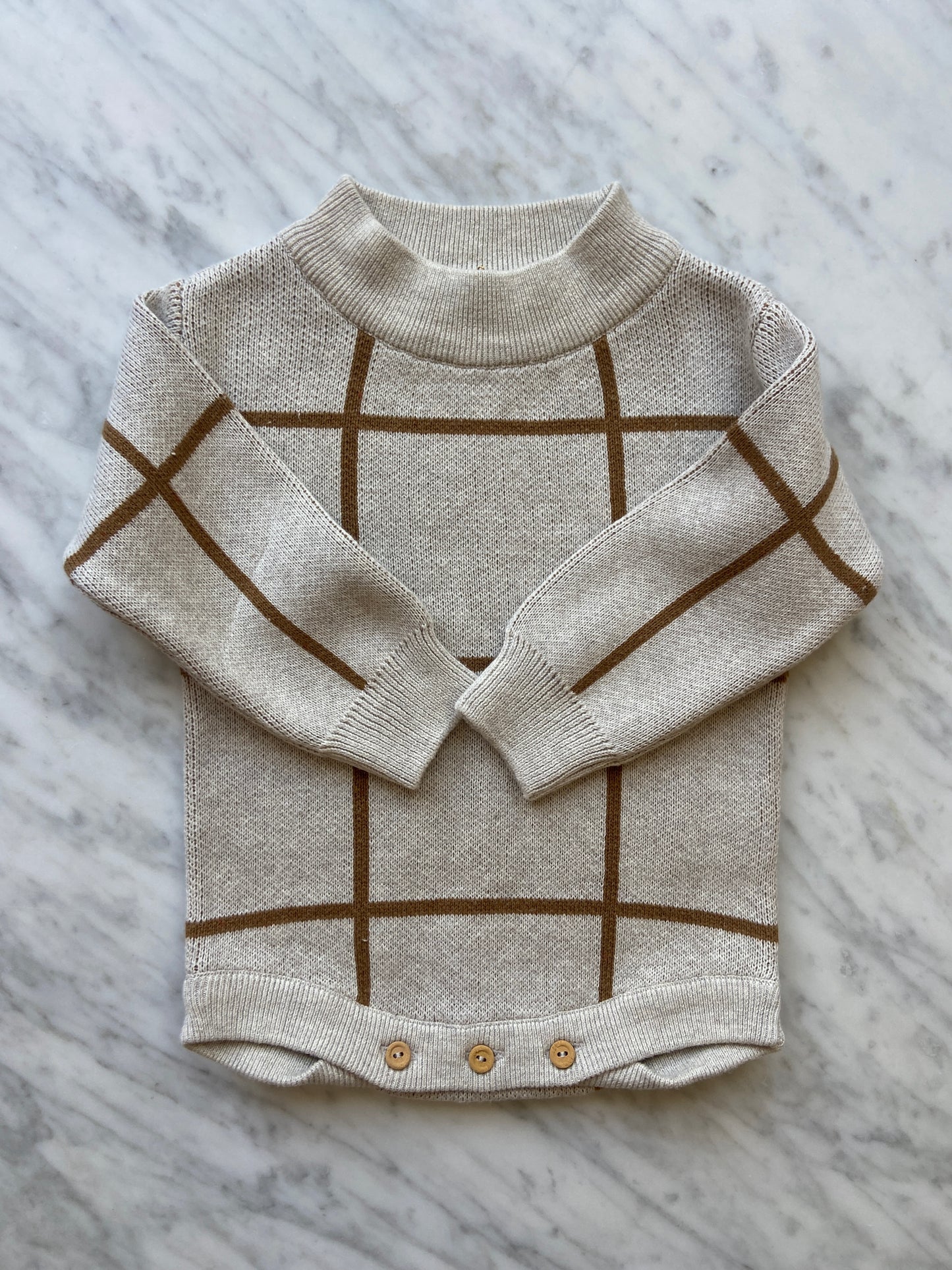 The Rest Knit Romper (NB)