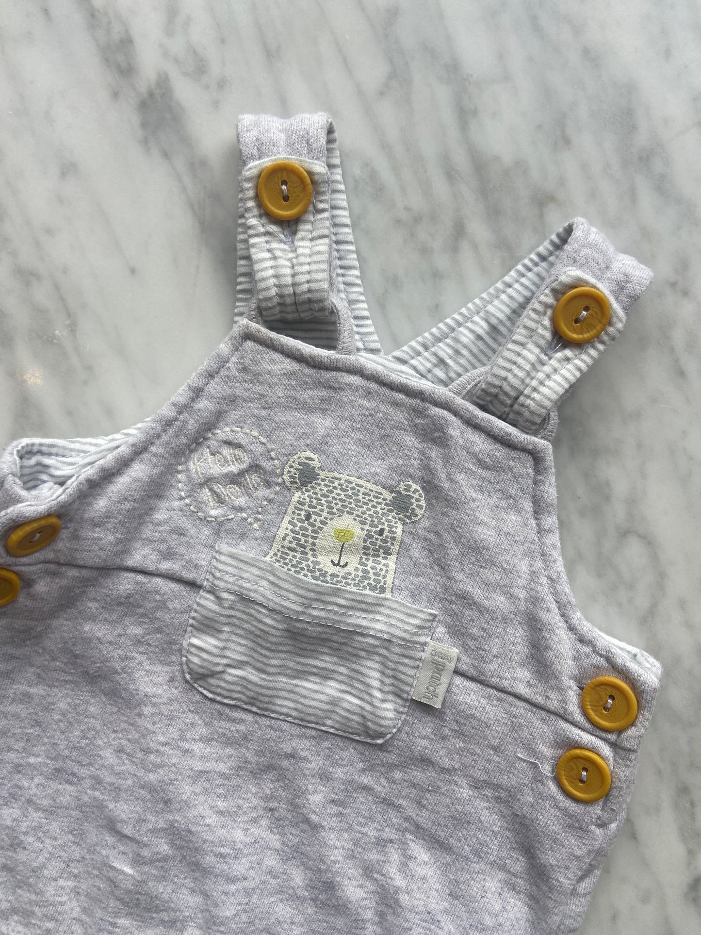 Pumpkin Patch Fleece Overall (NB)