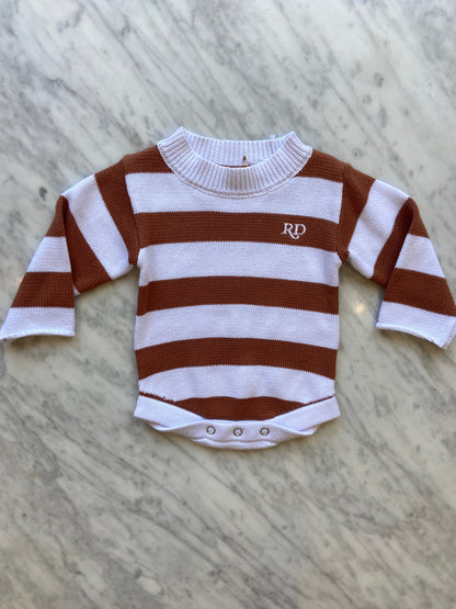 Riffs & Dreams Knit romper (0-3M)
