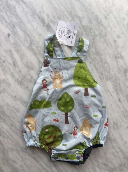 Louie & the fox Romper (3-6M)