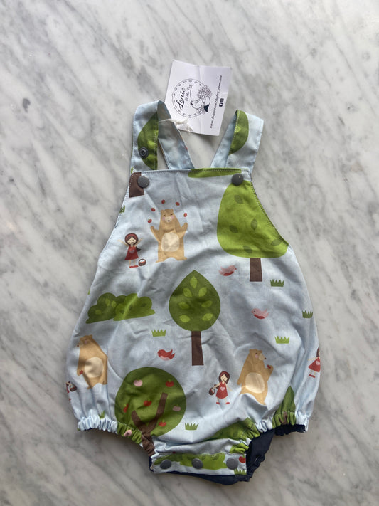 Louie & the fox Romper (3-6M)