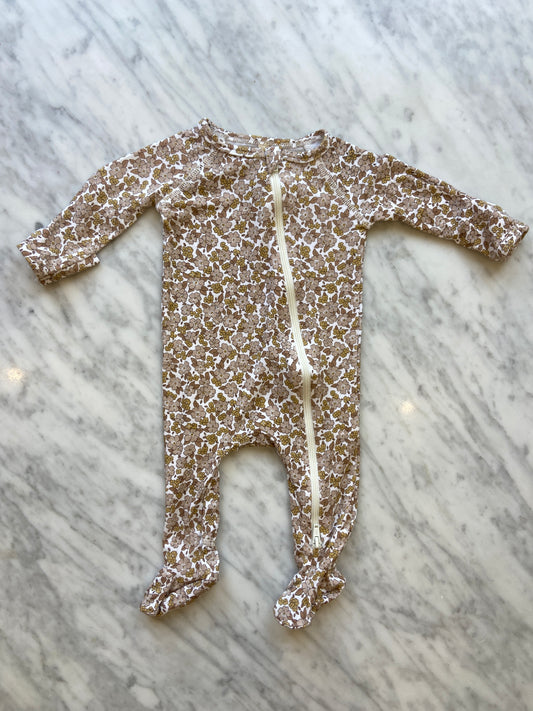 Quincy Mae Zip Romper (0-3M)