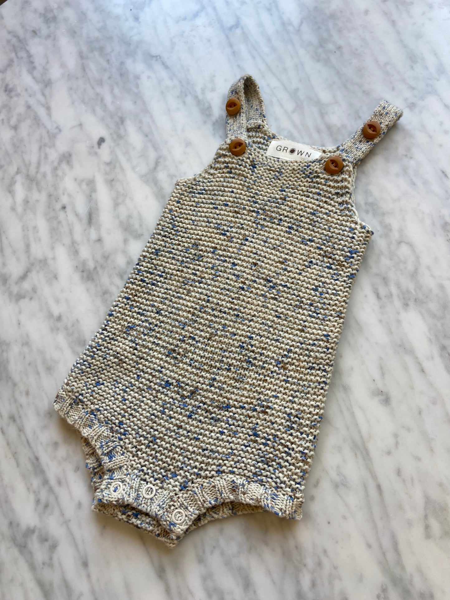 Grown Knit Romper (0-3M)