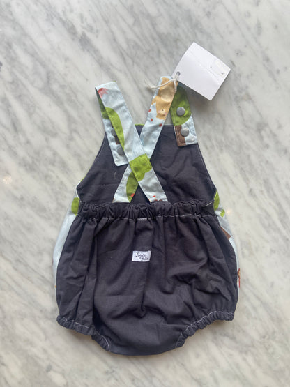 Louie & the fox Romper (3-6M)