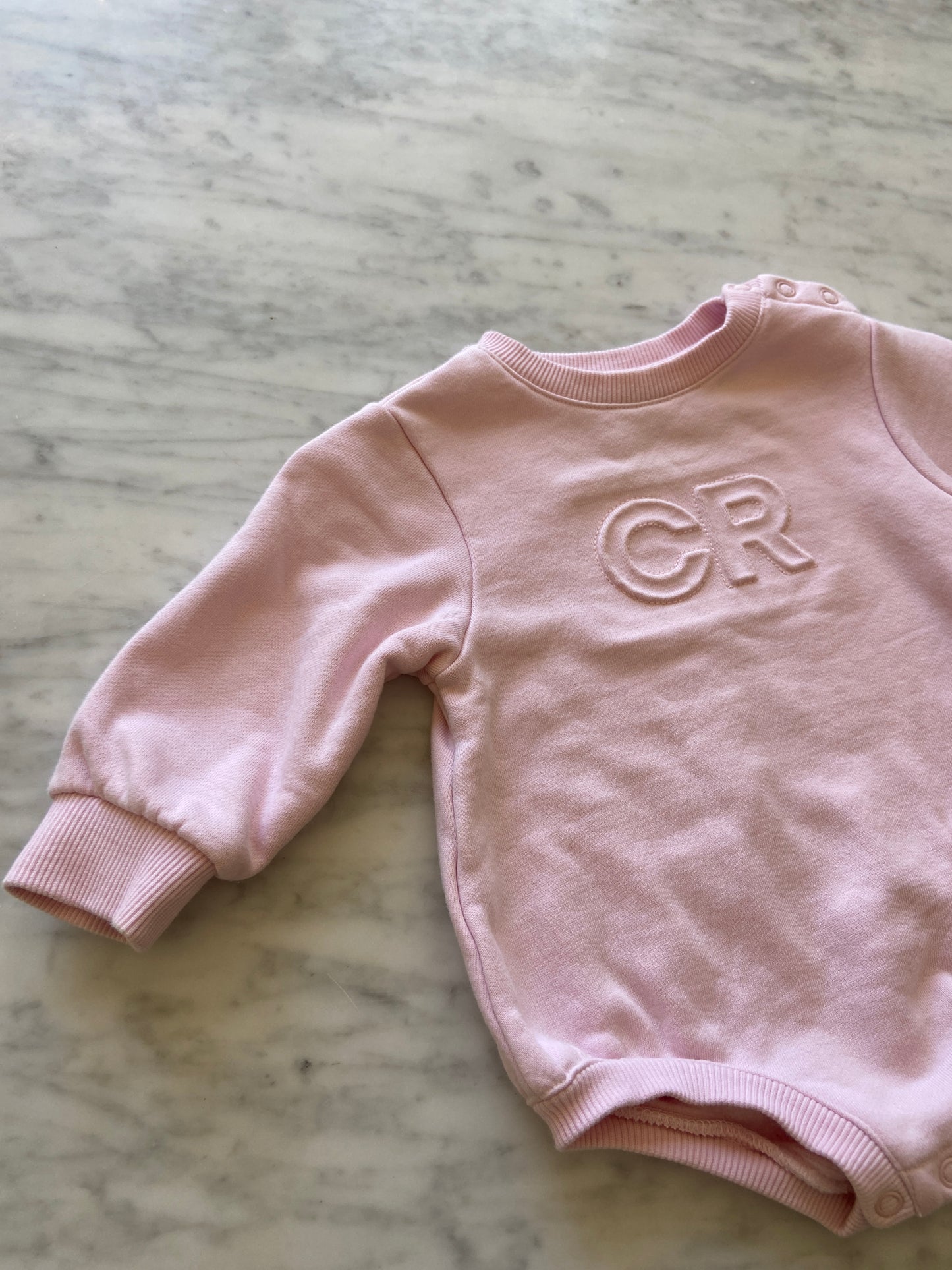 Country Road Long Sleeve Romper (6-12M)