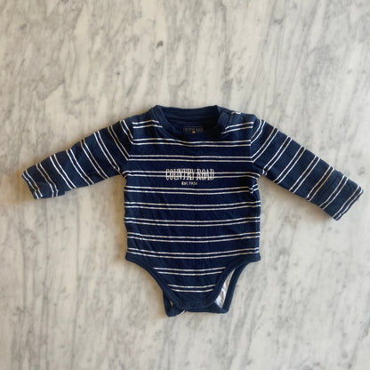 Country Road Long Sleeve Bodysuit (0-3M)