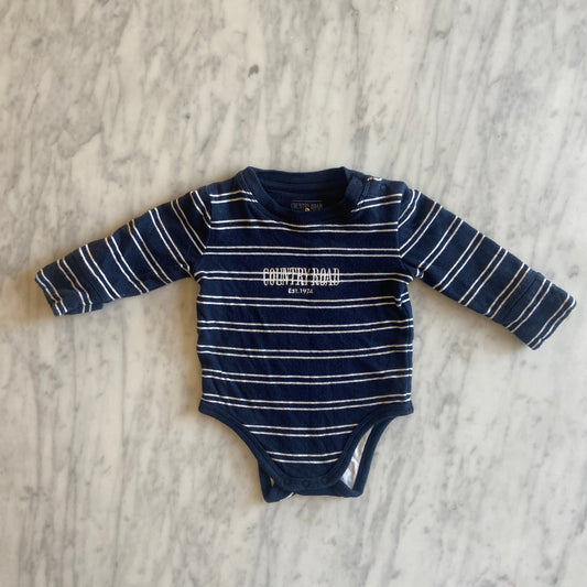 Country Road Long Sleeve Bodysuit (0-3M)