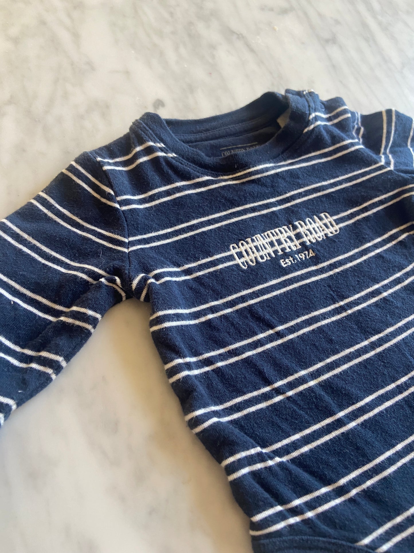 Country Road Long Sleeve Bodysuit (0-3M)