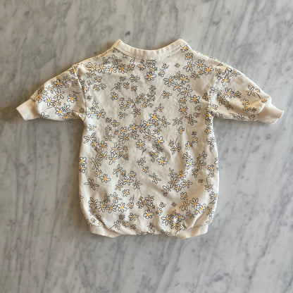 Bonds Oversize Long Sleeve Fleece Romper (0-3M)