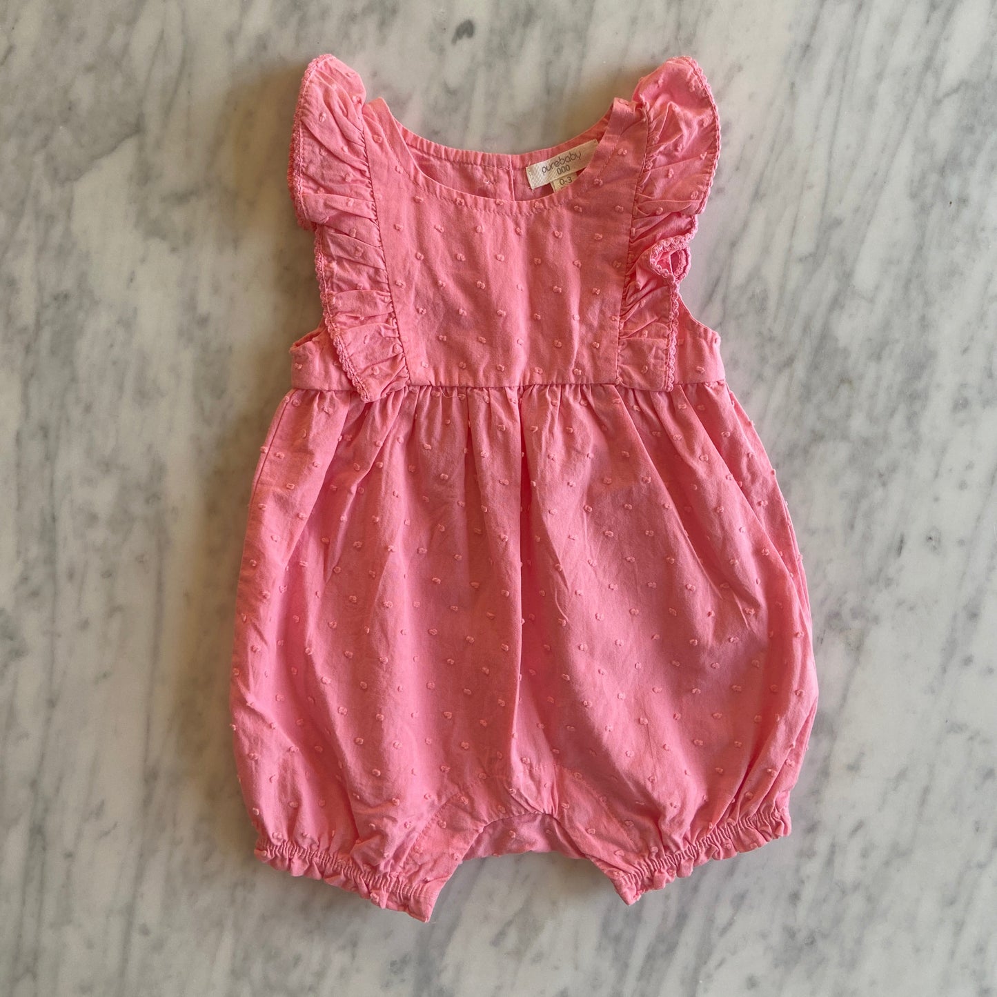 Purebaby Romper (0-3M)