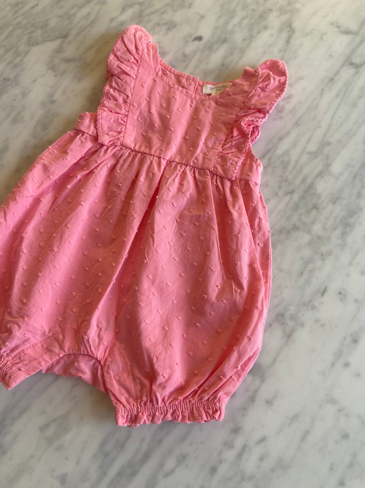 Purebaby Romper (0-3M)