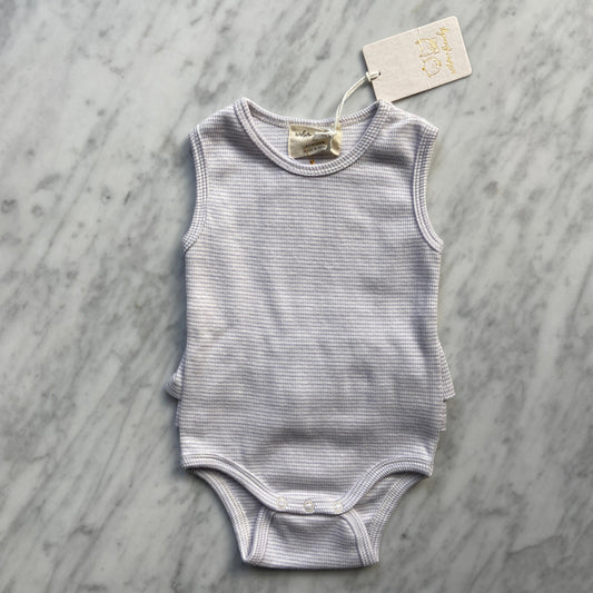 Wilson & Frenchy Rib Ruffle Bodysuit (3-6M)
