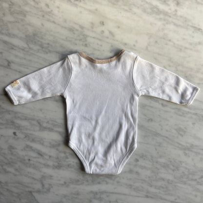 Purebaby Long Sleeve Bodysuit (0-3M)