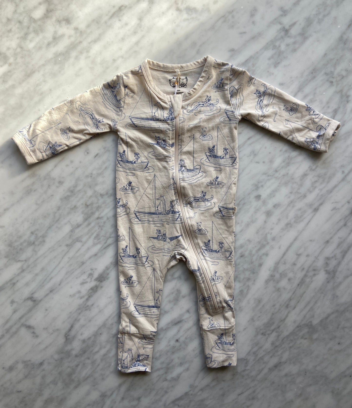 Wilson & Frenchy Organic Zipsuit (0-3M)
