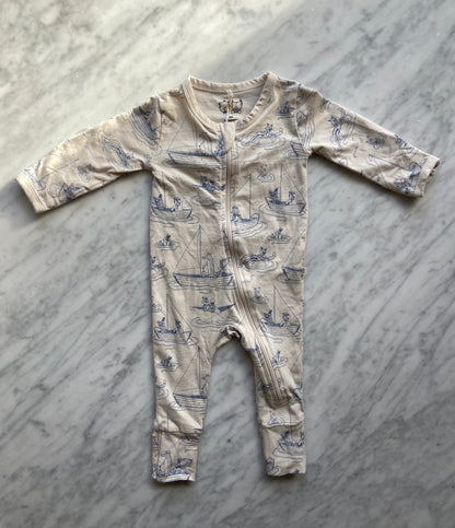 Wilson & Frenchy Organic Zipsuit (0-3M)
