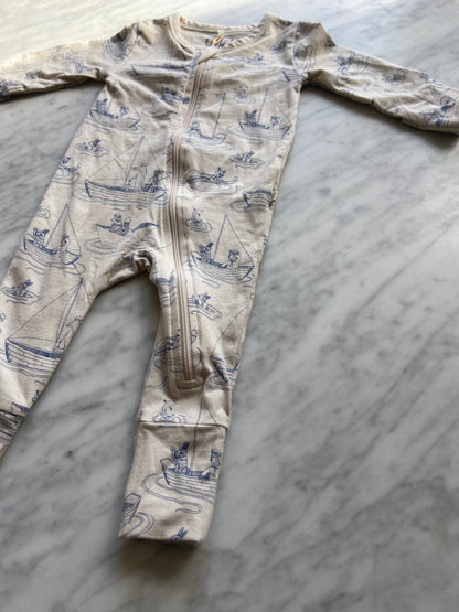 Wilson & Frenchy Organic Zipsuit (0-3M)