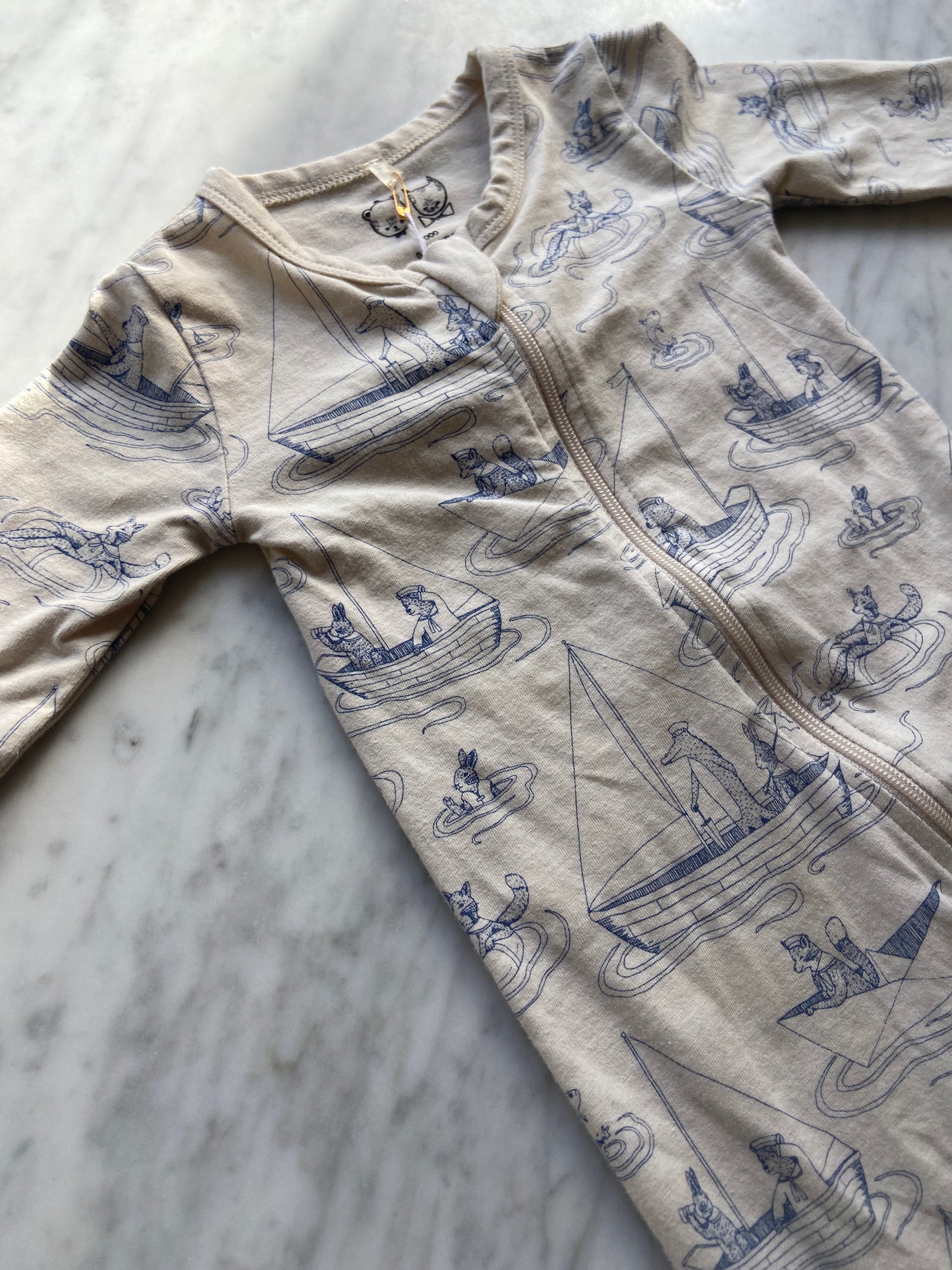 Wilson & Frenchy Organic Zipsuit (0-3M)
